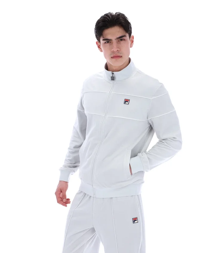 Dawn Blue Vittorio Velours-Trainingsjacke