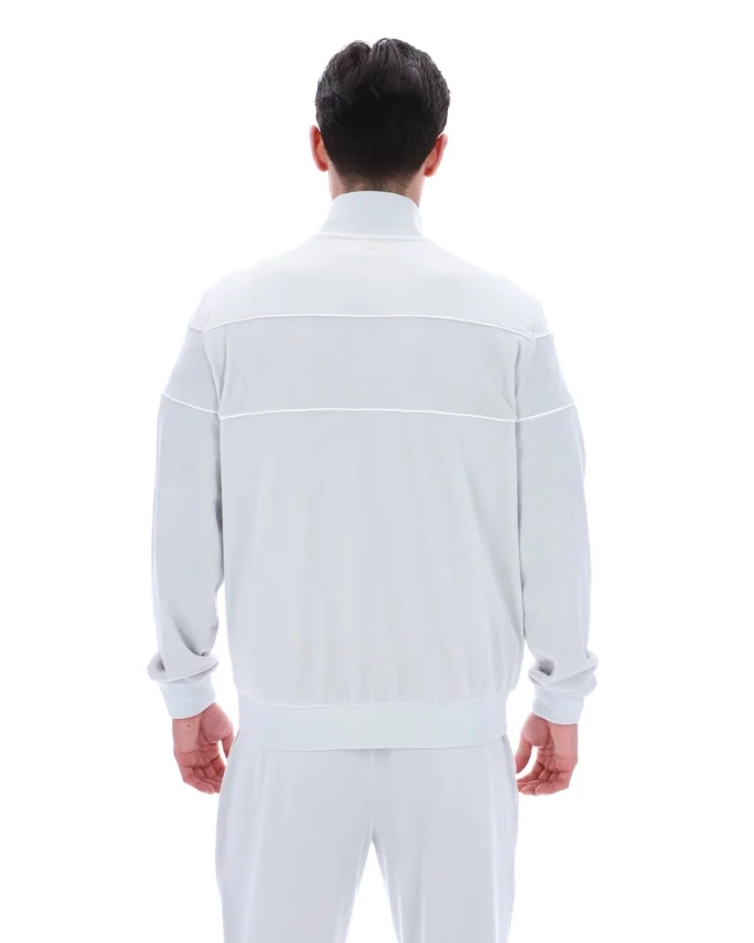Dawn Blue Vittorio Velours-Trainingsjacke