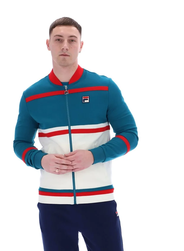 Deep Lagoon Stefan Archive Cut-and-Sew-Trainingsjacke