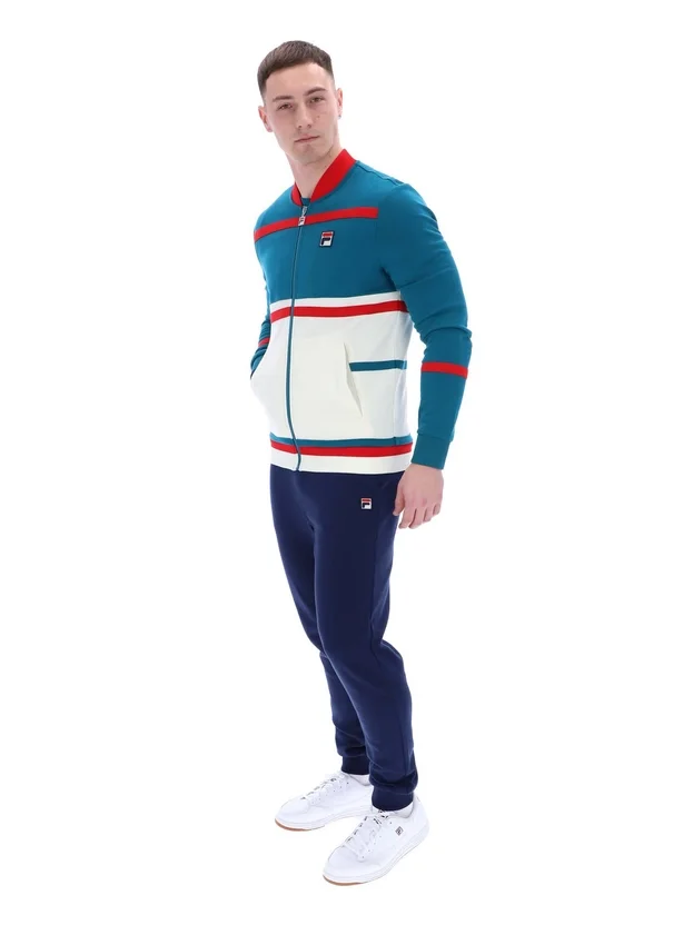 Deep Lagoon Stefan Archive Cut-and-Sew-Trainingsjacke