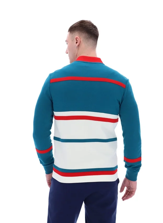 Deep Lagoon Stefan Archive Cut-and-Sew-Trainingsjacke