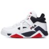 Die Cage-Basketballschuhe „White Navy“