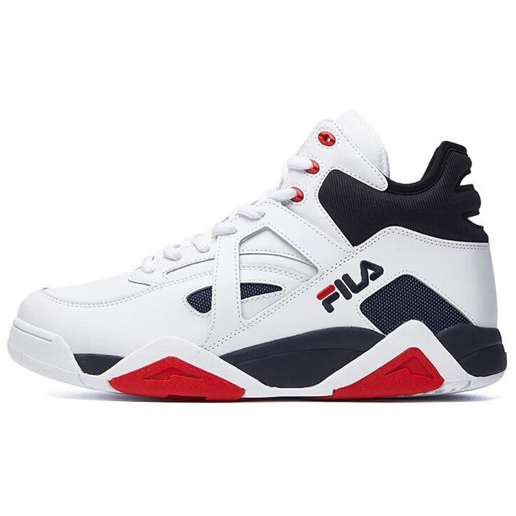 Die Cage-Basketballschuhe „White Navy“