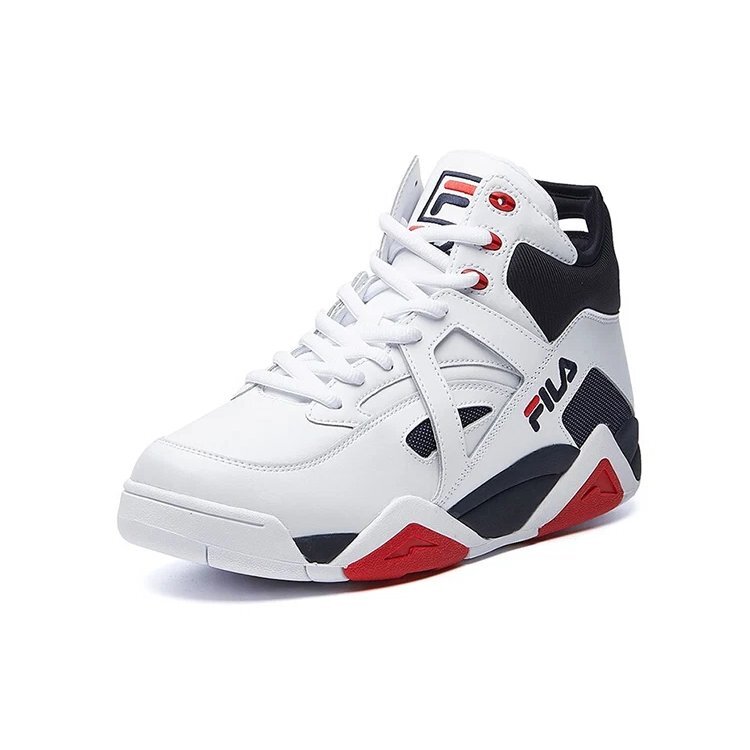 Die Cage-Basketballschuhe „White Navy“