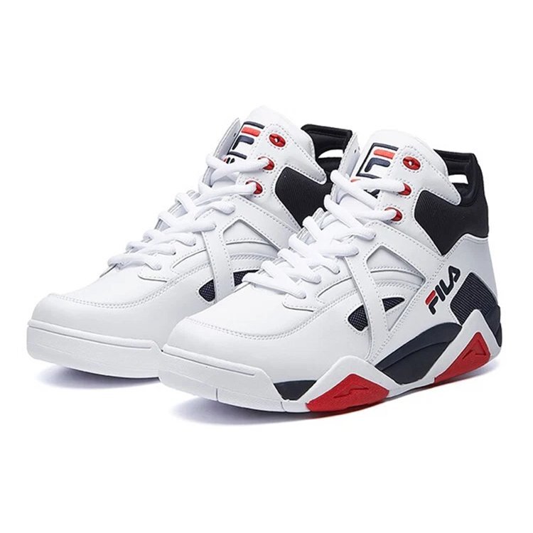 Die Cage-Basketballschuhe „White Navy“