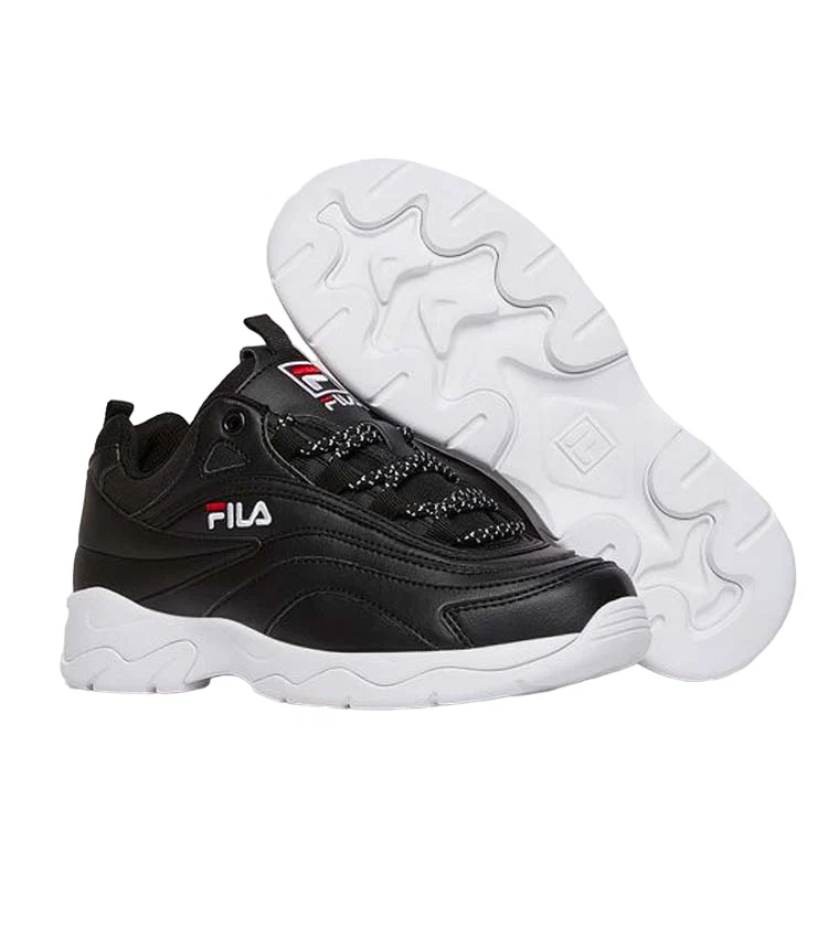 Disarray Sportschuhe aus Leder „Schwarz Weiß“