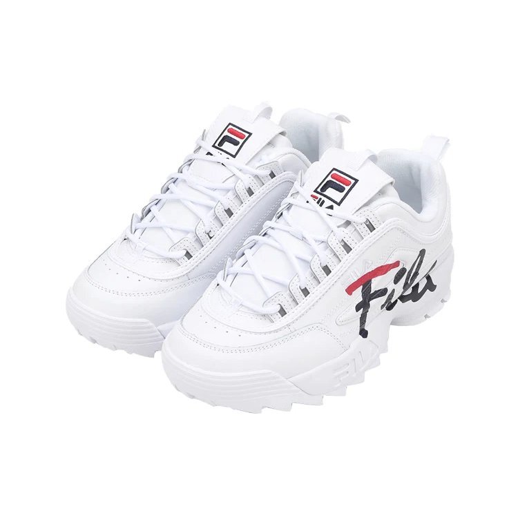 Disruptor 2 Low-Top-Schuhe Weiß/Schwarz/Rot