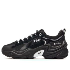 Dämpfende, tragbare Plateau-Schuhe im Clunky-Stil, schwarz