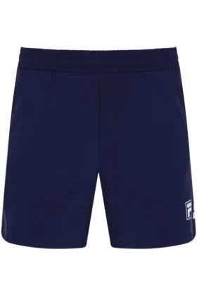 Dunkelblaue 5"-Tennishorts für Herren