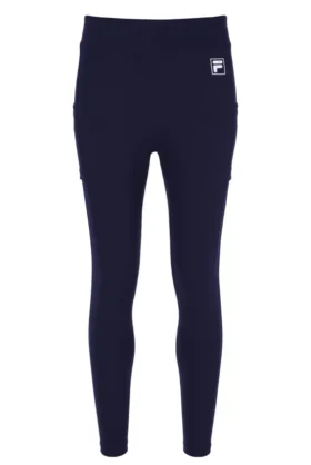 Dunkelblaue Tennis-Leggings für Damen