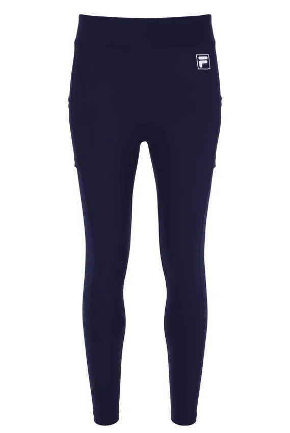 Dunkelblaue Tennis-Leggings für Damen