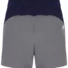 Dunkelgraue 5"-Tennishorts für Herren mit Innenhose