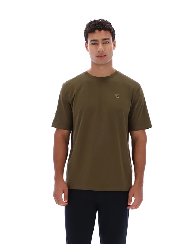 Dunkelolivfarbenes Yaxley 3 Premium-T-Shirt