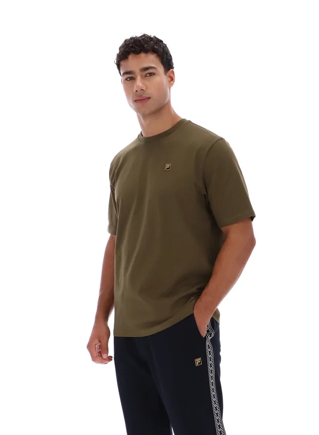 Dunkelolivfarbenes Yaxley 3 Premium-T-Shirt