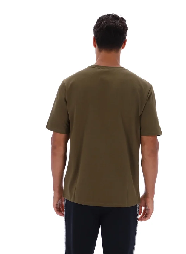 Dunkelolivfarbenes Yaxley 3 Premium-T-Shirt