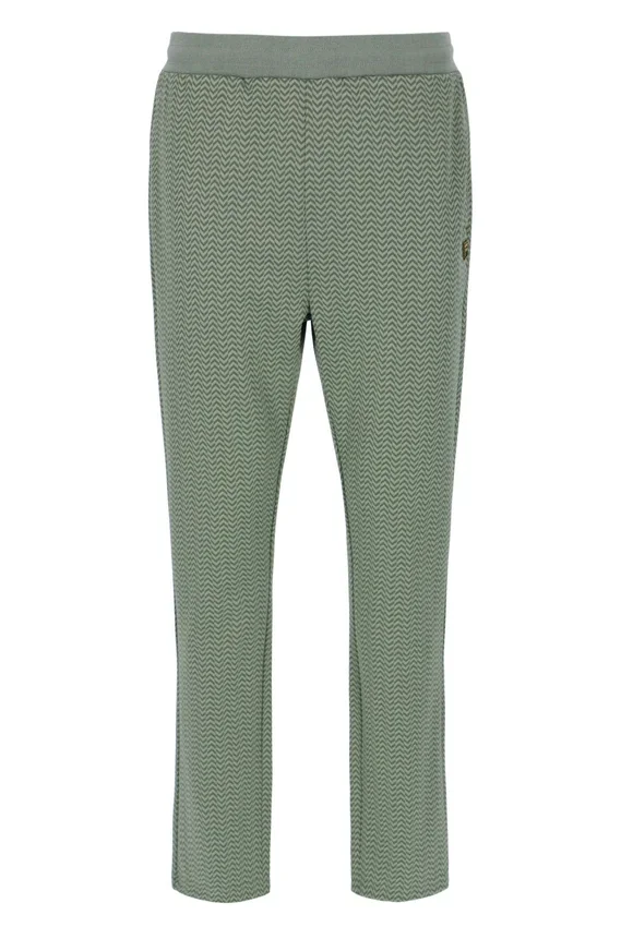 Edward-Hose mit Fischgrätenmuster in Seeschaum
