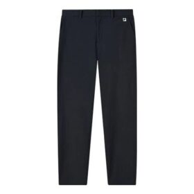 Einfarbige, gewebte Sport-Lange Hose in Blau