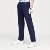 Einfarbige, gewebte Sport-Lange Hose in Blau