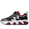 Essential Casual Sneakers „Grau Schwarz Rot“