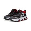 Essential Casual Sneakers „Grau Schwarz Rot“