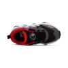 Essential Casual Sneakers „Grau Schwarz Rot“