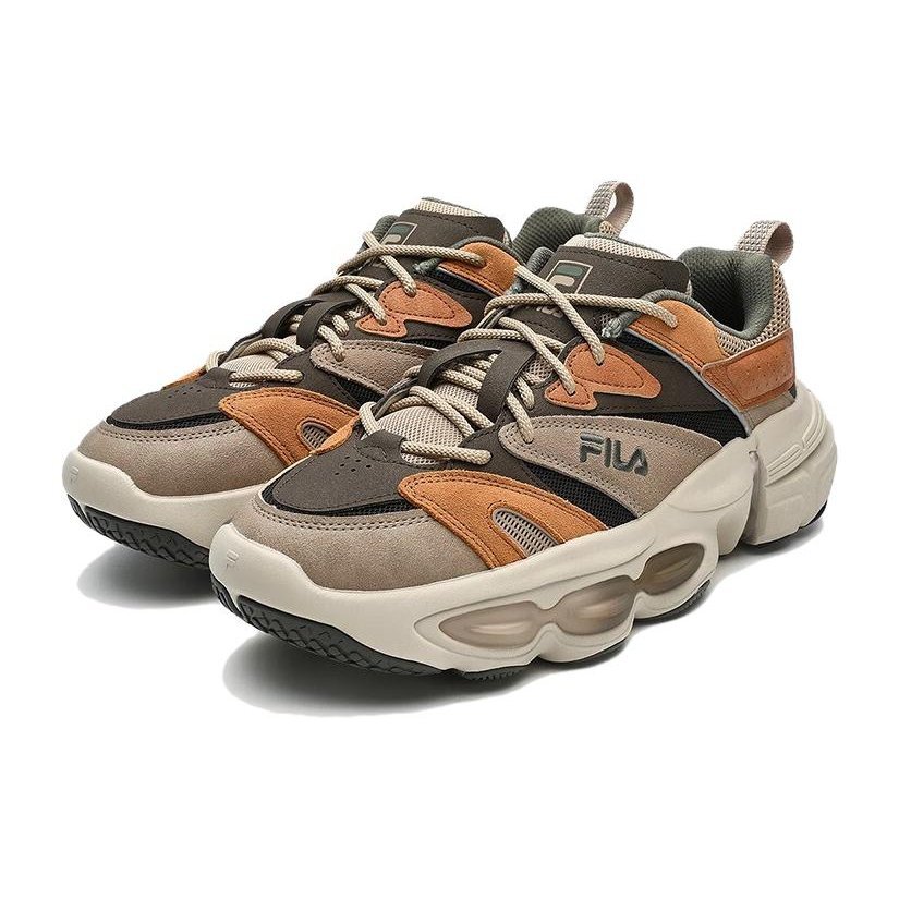 ET Retro Low Schuhe „Braun Orange“