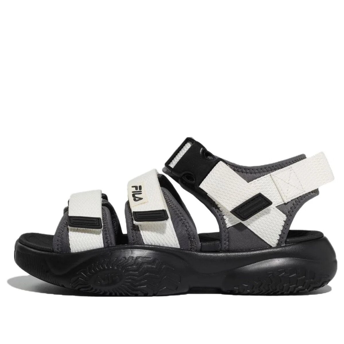 Falataper V3 Sandalen „Weiß Schwarz“