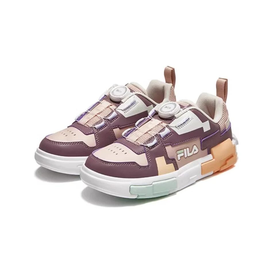 Fashion Brick Skate-Schuhe „Braun Orange Weiß“