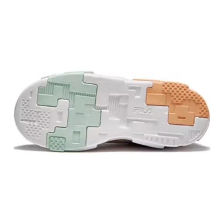 Fashion Brick Skate-Schuhe „Braun Orange Weiß“