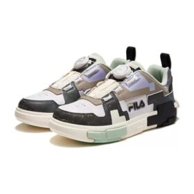 Fashion Brick Skate-Schuhe „Weiß Braun Schwarz“