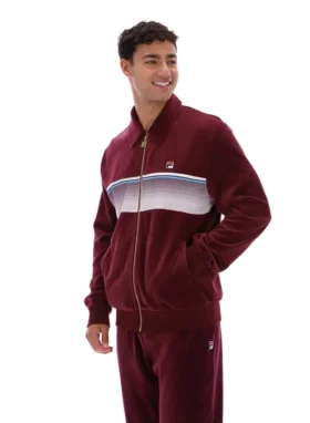 Fig Malakai gestreiftes Trainingsjacke