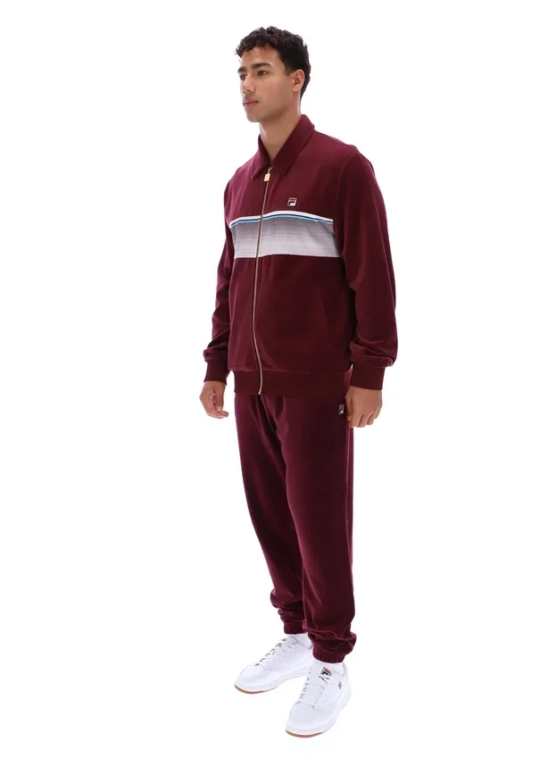 Fig Malakai gestreiftes Trainingsjacke