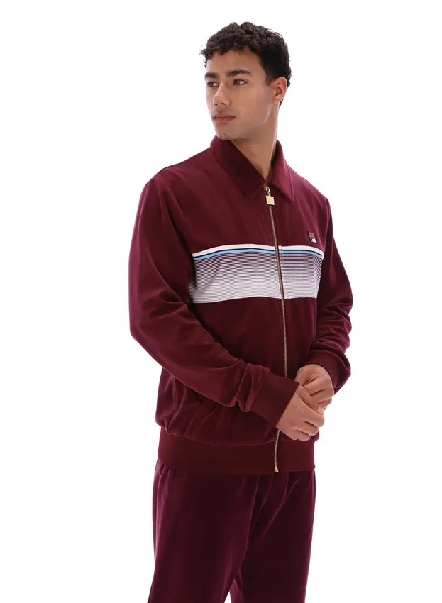 Fig Malakai gestreiftes Trainingsjacke
