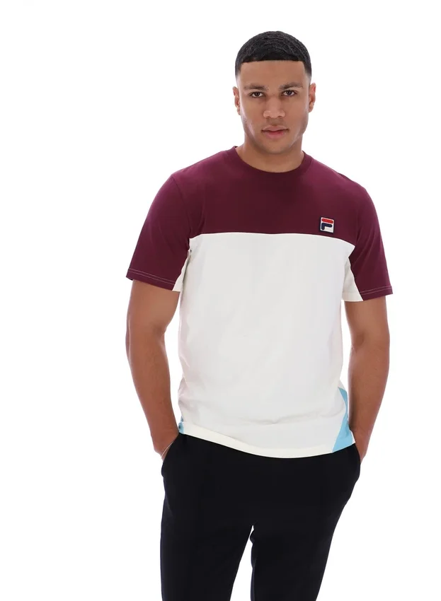 Fig Tiebreaker Colour-Block-T-Shirt