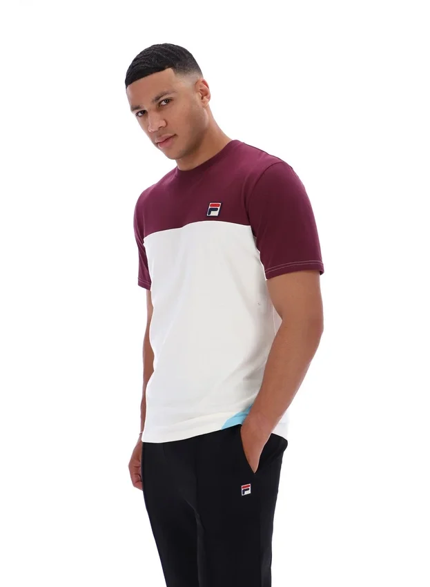Fig Tiebreaker Colour-Block-T-Shirt