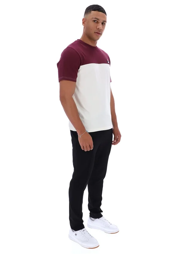 Fig Tiebreaker Colour-Block-T-Shirt