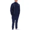 Fila Armando Trainingsjacke mit kontrastierenden Paspeln in Marineblau