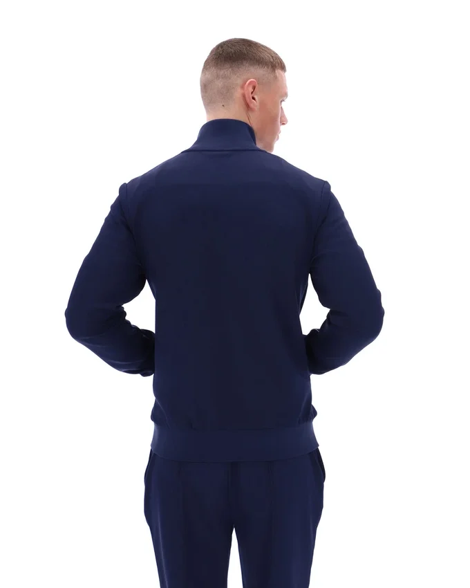 Fila Armando Trainingsjacke mit kontrastierenden Paspeln in Marineblau