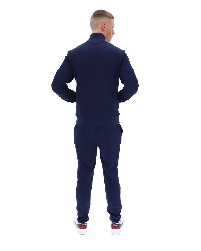 Fila Armando Trainingsjacke mit kontrastierenden Paspeln in Marineblau