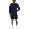 Fila Federico Trainingsjacke in Marineblau mit Paspel am Kragen