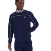 Fila Federico Trainingsjacke in Marineblau mit Paspel am Kragen