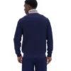 Fila Federico Trainingsjacke in Marineblau mit Paspel am Kragen