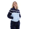 Fila Giovana – Kurzes Oberteil mit Reißverschluss in Marineblau