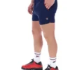 Fila High Tide Terry Pocket Stripe Shorts in Marineblau