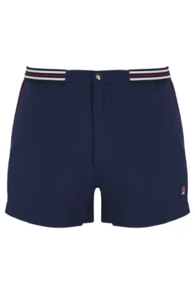 Fila High Tide Terry Pocket Stripe Shorts in Marineblau
