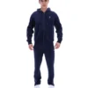 Fila Italo Velours-Hoodie in Marineblau