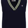 Fila Jorja Strickweste in Marineblau mit Zopfmuster
