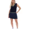 Fila Jorja Strickweste in Marineblau mit Zopfmuster