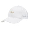 Fila-Logo-Freizeit-Baseballkappe für Herren in Weiß