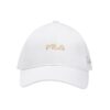 Fila-Logo-Freizeit-Baseballkappe für Herren in Weiß